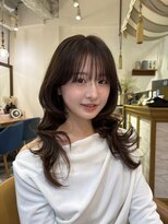ロンドアベニール 北千住(Lond avenir)&nbsp;結べる長さのボブ/韓国風レイヤーカット/顔周りカット/前髪