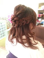 ネオリーブクレア 綱島店(Neolive Krea) 卒業式ハーフアップ☆おくれ毛となみウェーブでゆるふわ