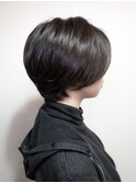 【Ciel】モノトーンベージュと前下がりショートスタイル