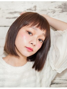 ハレ 中目黒(hale) ショートバングボブ.