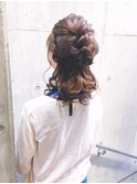【FLAME 天文館】ゆる可愛いヘアアレンジ☆ゆる編みハーフアップ