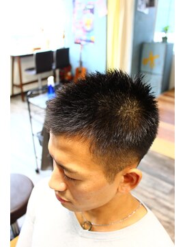 髪きる、ところ。 ソフトモヒカン