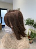 のばしかけのミデァアムレイヤースタイル