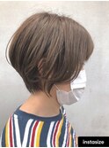 【店長中森が提案】赤みが苦手な方必見☆グレージュショート＊＊