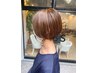【山下メイ】白髪ぼかしハイライト+透明感カラー+ケラチントリートメント→