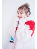 早朝8:30からできます♪お客様スタイル カラー×アレンジ
