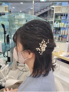 クオーター(QUARTER) 大人綺麗ハーフアップアレンジスタイル