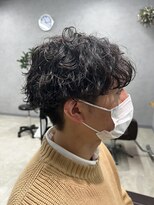 リット×ベリエ(Lit.×belier)&nbsp;ツーブロック/メンズマッシュ/波巻きスパイラルパーマ