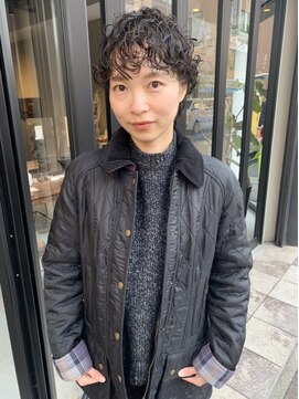 ヘアー アイス ルーチェ(HAIR ICI LUCE) ハードパーマ パーマ女子 ショートスタイル/西田