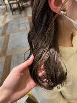 ムーン(moon) #ロングヘア #グレージュカラー #ボブウルフ#ココアベージュ