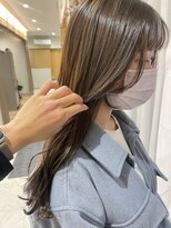 ベルバイヘアスイッチ(by hairswitch)&nbsp;顔周り後毛カット☆カーキベージュ