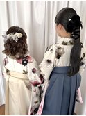 卒業式ヘアセット