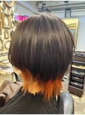 ショートスタイル＋インタナーカラー
