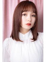 モッズヘア 上尾西口店(mod's hair)&nbsp;段カットベビーピンクツヤ髪前下がりレイヤーZ上尾20代30代40代