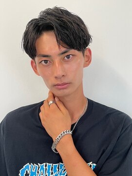 ツーダブルバイフィフス 西梅田店(WW.. by fifth) センターパートニュアンスパーマスパイラルパーマメンズパーマWW