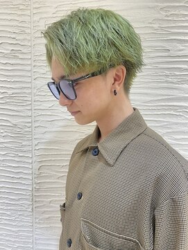 モリオ フロム ロンドン サッポロファクトリー店(morio FROM LONDON) 【morio】札幌メンズカラー　恐竜カラー