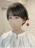 ショートヘア/ボブ/可愛い丸み/簡単スタイリング/20代30代