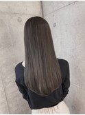 ロング　ローレイヤー　ミントグレージュ　おおたかの森