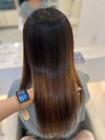 シャルム バイ アローズ 久留米店(CHARM BY AROSE)&nbsp;艶髪ストレートロングヘア髪質改善縮毛矯正20代30代40代