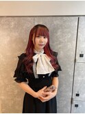 プルエクステレッドカラーデザインロング10代20代30代