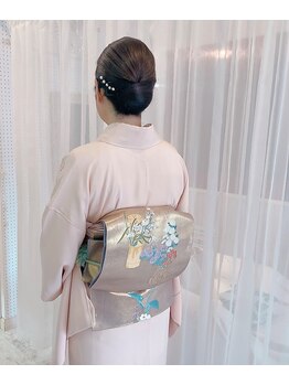 ダイヤモンドチェリーヘアアンドメイクの写真/成人式や卒業式などの着付けはお任せ下さい！着付けのプロによる人気のヘアセット・メイクもご一緒に♪