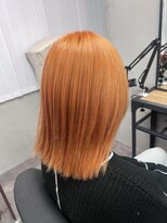 セシルヘアー なんば店(Cecil hair)&nbsp;ハイブリーチカラー/ダブルカラー/オレンジ/岩川