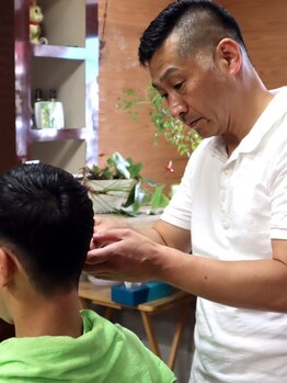 癒し床屋 ゆう寿の写真/男性のための“癒し床屋ゆう寿”老舗床屋ならではの高技術だから、安心しておまかせ◎何でもご相談下さい―