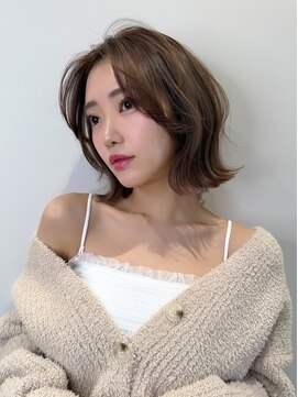 エル 北千住(elu) ピンクベージュ/レイヤー/クールショート/前髪/elu 北千住