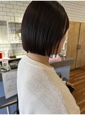 切りっぱなしボブ