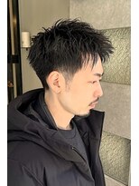 スナッグルサロン(SNUGGLE SALON)&nbsp;ピンパーマスパイキーショートツイストパーマフェザーショート