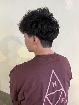 ムード マグ レーベル 南松本(MOOD Mag Label) マッシュパーマスパイラルパーマツイストスパイラルツーブロ