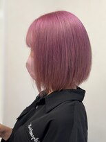 リア(Lia by KENJE)&nbsp;ブリーチ2回で作るピンクカラー♪