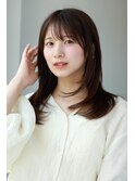 大人可愛い◎似合わせカットイメチェンハッシュカットロング