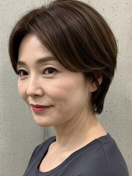 アエラスラナ 相模大野(Aeolus Lana)の写真/【相模大野駅徒歩2分】髪の流れや髪質を分析して伸びる過程も計算されたカット！なりたい×似合うが形に♪