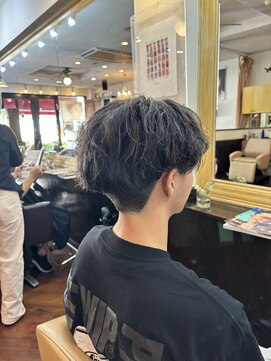 シャンプーボーイアネックス(SHAMPOO BOY Annex) メンズマッシュ　ツイストスパイラルパーマ　佐世保