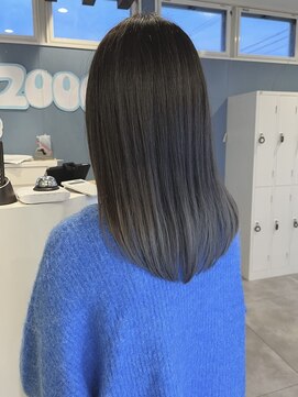 プラス ファースト ヘア(Plus 1st) グラデーション×グレージュ