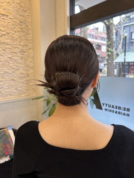 リビューティー アーク(RE:BEAUTY A) カチモリタイトヘア/結婚式お呼ばれ/恵比寿ヘアセット