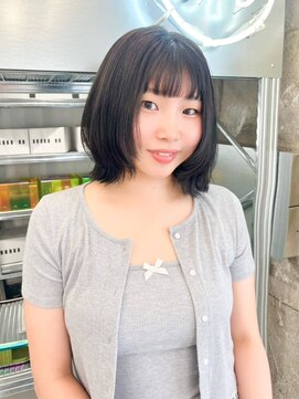 ノエロク 岐阜店(noe rok) ミディアムヘア/暗めカラー/グランマッシュ/岐阜s18