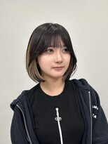 アネラ(Anela)&nbsp;ボブ/小顔顔周りカット/インナーカラー  【山中】