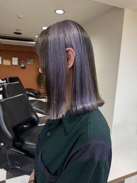 シクネ 新潟駅 万代(SHICUNE) 【新潟/万代】ブロックカラー ハイトーン ポイントカラー