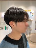 メンズナチュラル毛流れシースルーマッシュ赤羽美容室