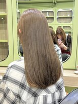イオエ 西梅田(ioe)&nbsp;ブリーチなしカラー/髪質改善/ミルクティーベージュ/小顔ヘア