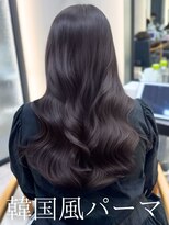 アミー 池袋(Ammy)&nbsp;himeri/韓国風パーマ/コテ巻き風パーマ/レイヤーカット/池袋