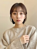 アペロ 柏(Apero) 切りっぱなしボブ/髪質改善ストレート/シースルー/柏美容室