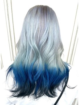 ハイトーン/グラデーションカラー/寒色系カラー/ブリーチ