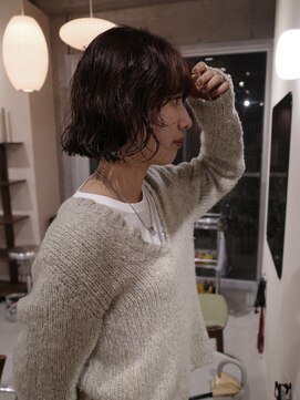 ピュー(Piu-) 【ボブパーマ/渥美怜子】ボブ/ニュアンスパーマ
