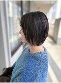 【髪質改善ストレート】"自然な丸みがつくショート"