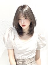 ナチュラル金山(NATURAL)&nbsp;【くびれミディ × 透け感ミルクティーグレージュ】