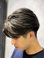 曲がる縮毛矯正専門店 バイ レイズ 名駅(RAYS) 【ナチュラルセンターパート】【ハイライトメッシュ】T