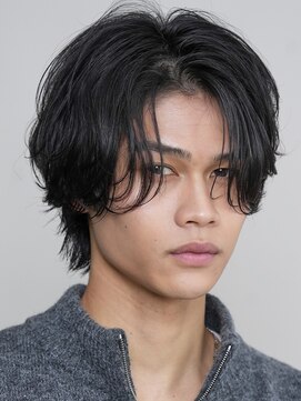 フィフス 神南(fifth) ニュアンスパーマカルマパーマセンターパートガイルヘア緩め